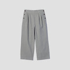 CHEF CHECK COTTON WOOL TROUSERS