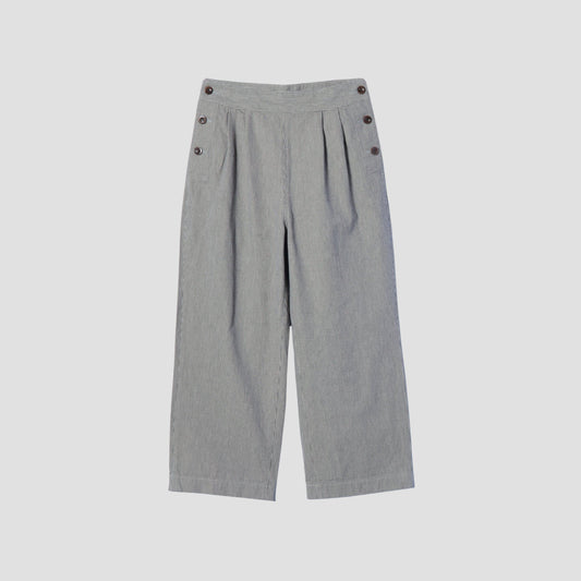 CHEF CHECK COTTON WOOL TROUSERS