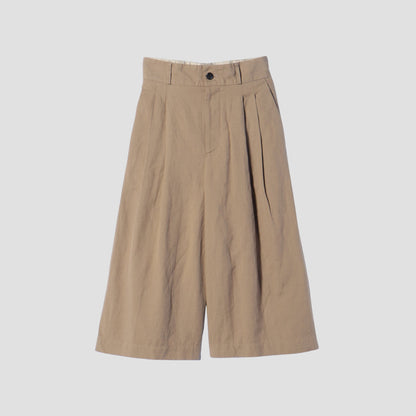 COTTON LINEN OXFORD TROUSERS