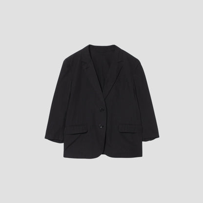 SILK COTTON POPLIN JACKET