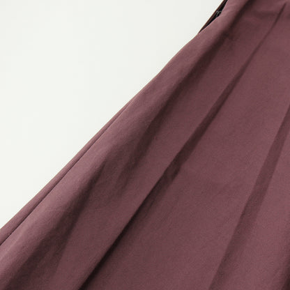 YARN DYE COTTON BLEND SKIRT