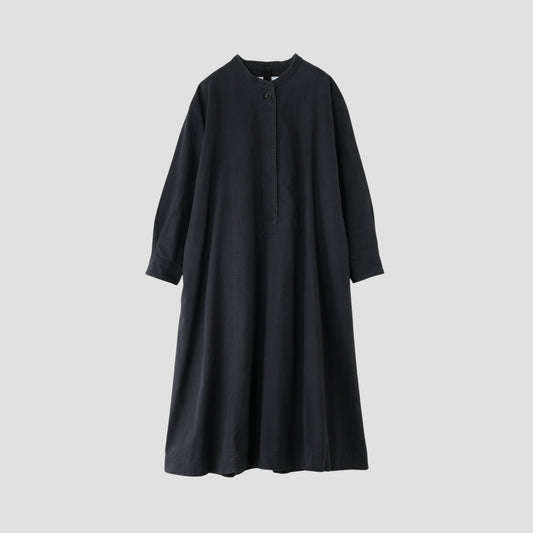 WORN COTTON WOOL TWILL DRESS