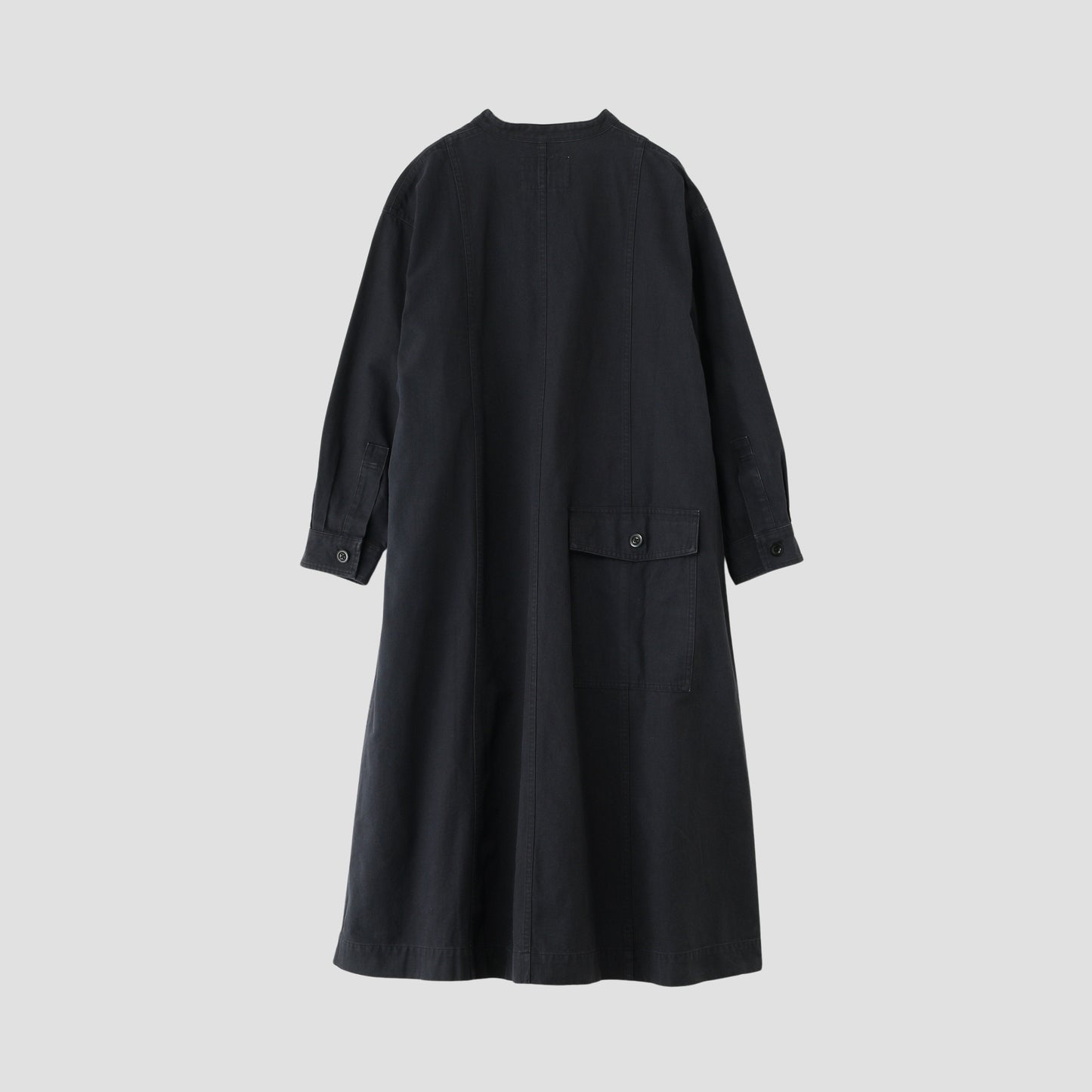 WORN COTTON WOOL TWILL DRESS