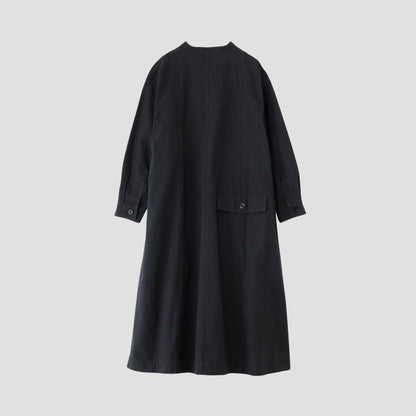 WORN COTTON WOOL TWILL DRESS