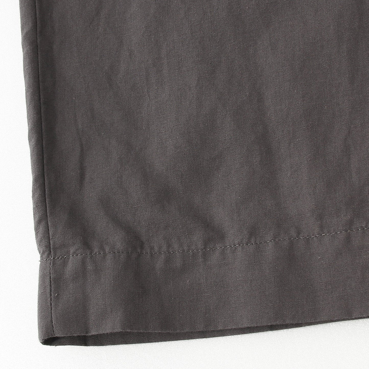 PLAIN WEAVE COTTON LINEN TROUSERS