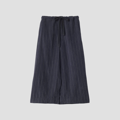 LINEN STRIPE LOUNGE WEAR TROUSERS