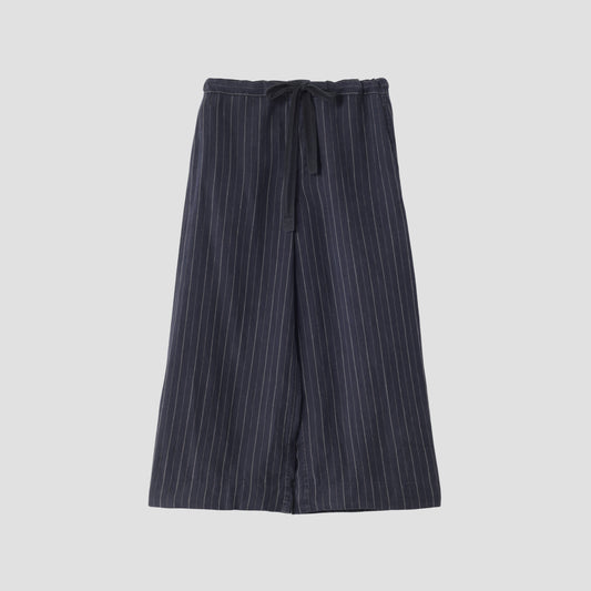 LINEN STRIPE LOUNGE WEAR TROUSERS