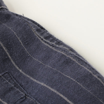 LINEN STRIPE LOUNGE WEAR TROUSERS