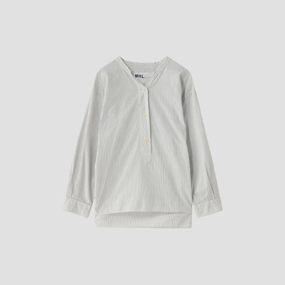 GRAPHIC COTTON STRIPE SHIRT