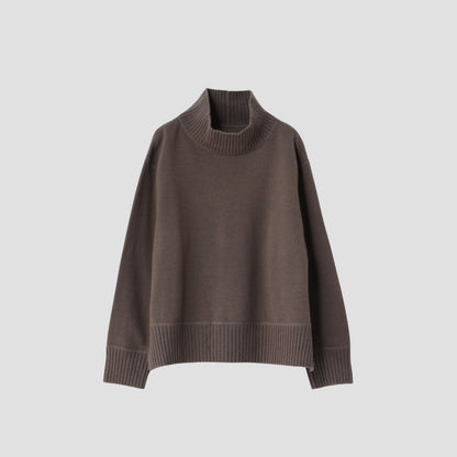 FELTED ROUGH WOOL KNIT