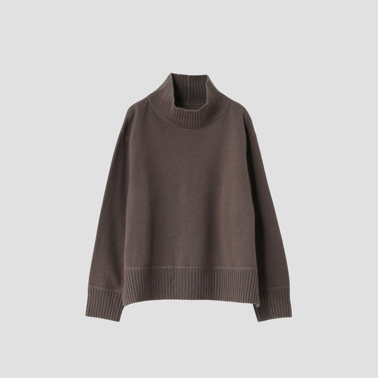 FELTED ROUGH WOOL KNIT