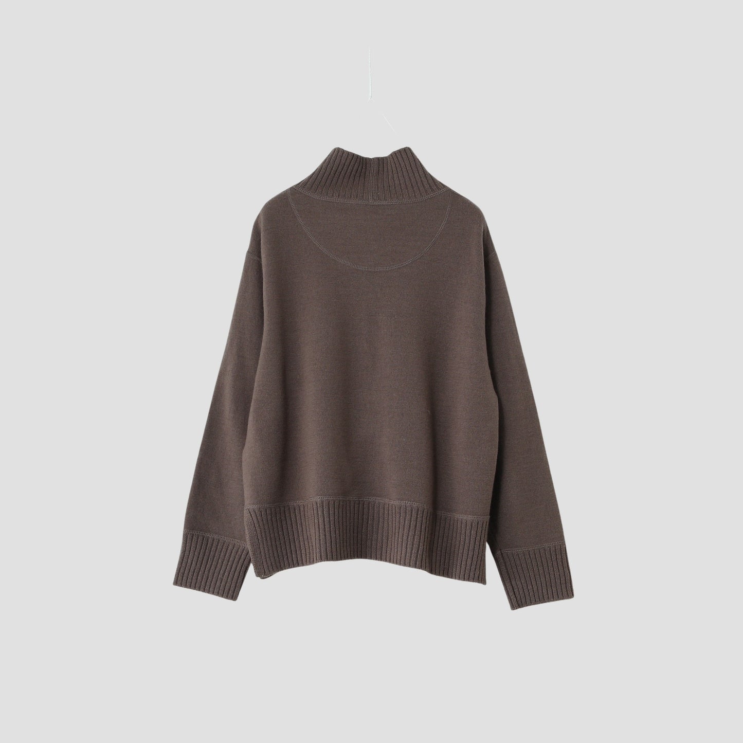 FELTED ROUGH WOOL KNIT