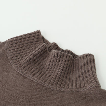 FELTED ROUGH WOOL KNIT