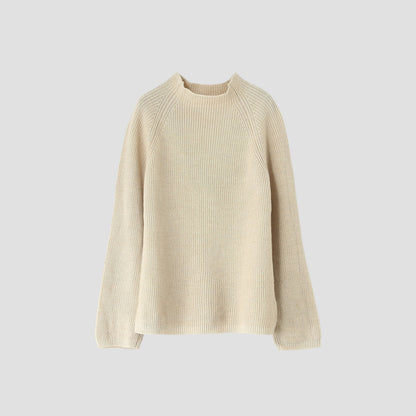 WOOL COTTON JUMPER KNIT