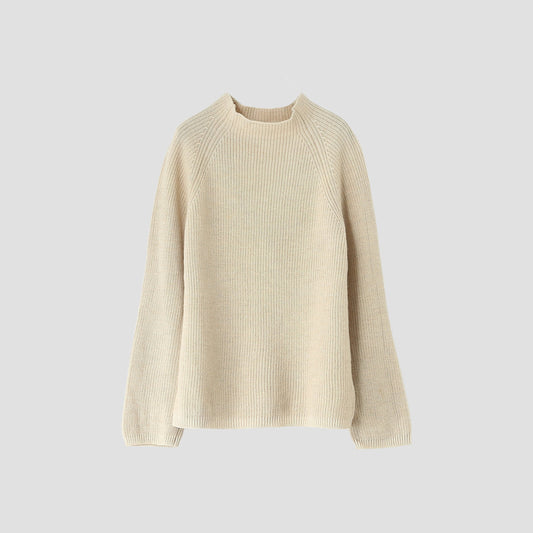 WOOL COTTON JUMPER KNIT