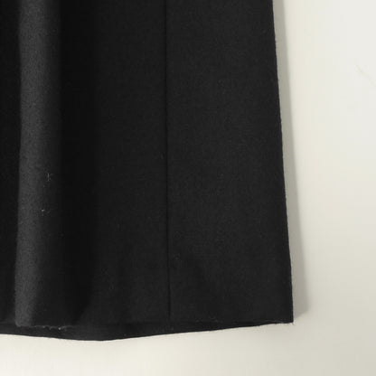 BLACK FLANNEL DRESS