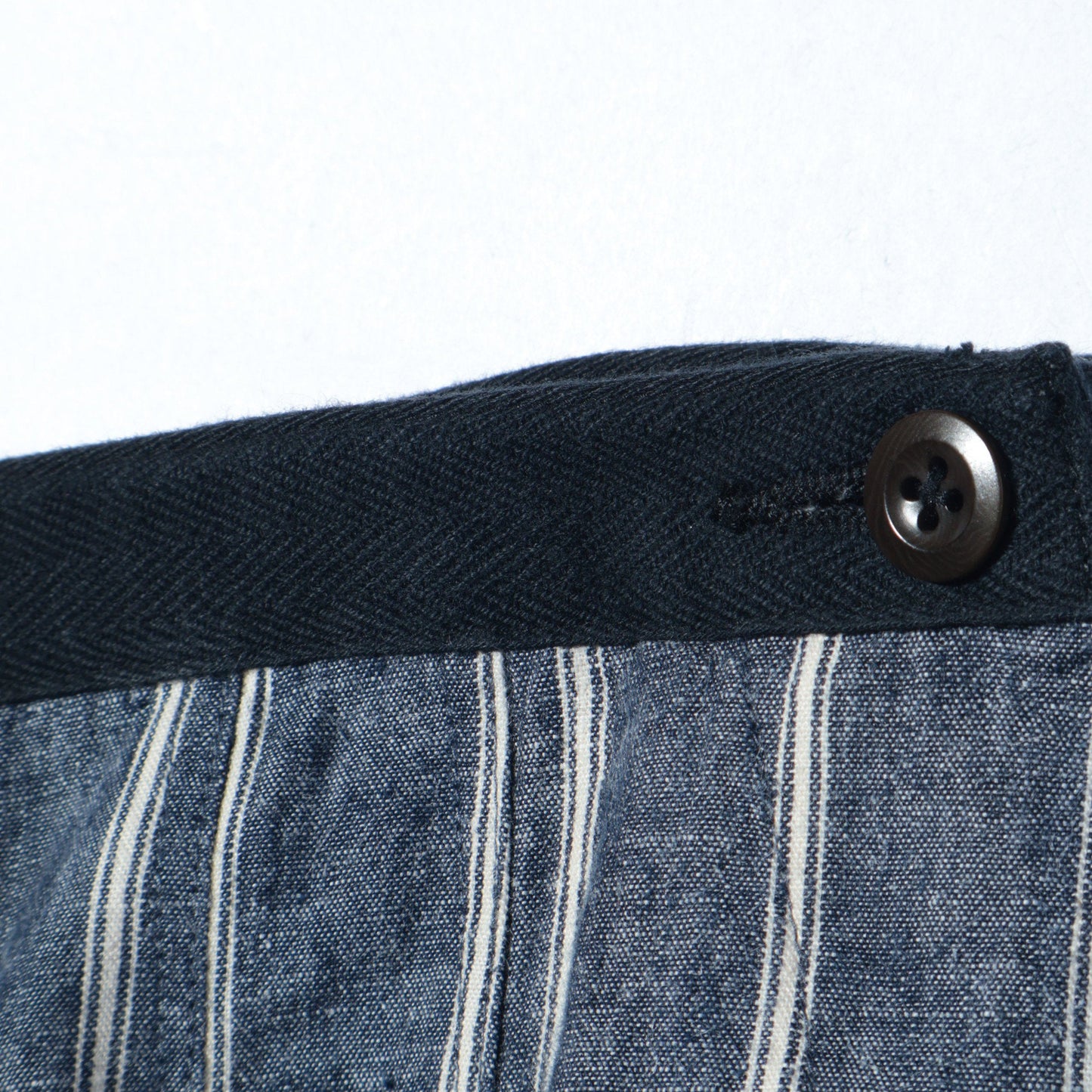 ROUGH COTTON LINEN SHIRTING SKIRT