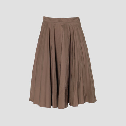 PLAIN WEAVE BLEND SKIRT