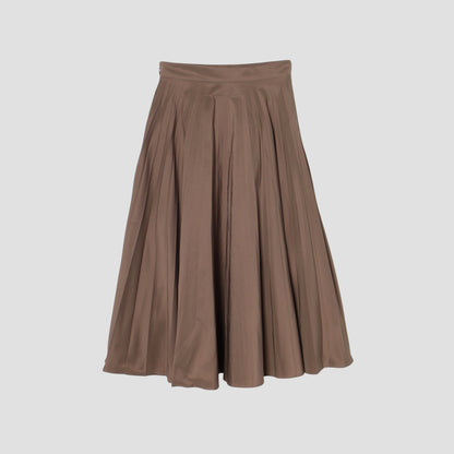 PLAIN WEAVE BLEND SKIRT