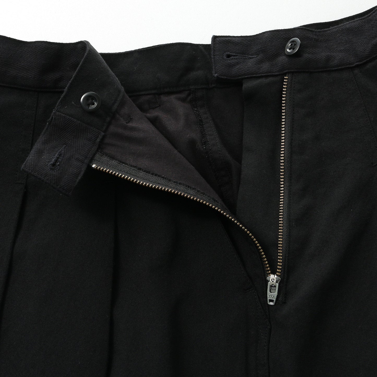 WOOL COTTON TWILL SKIRT
