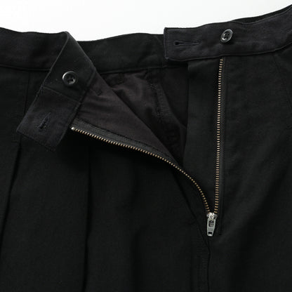 WOOL COTTON TWILL SKIRT