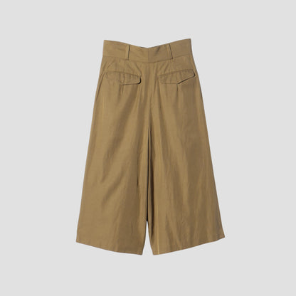 VISCOSE COTTON TWILL TROUSERS