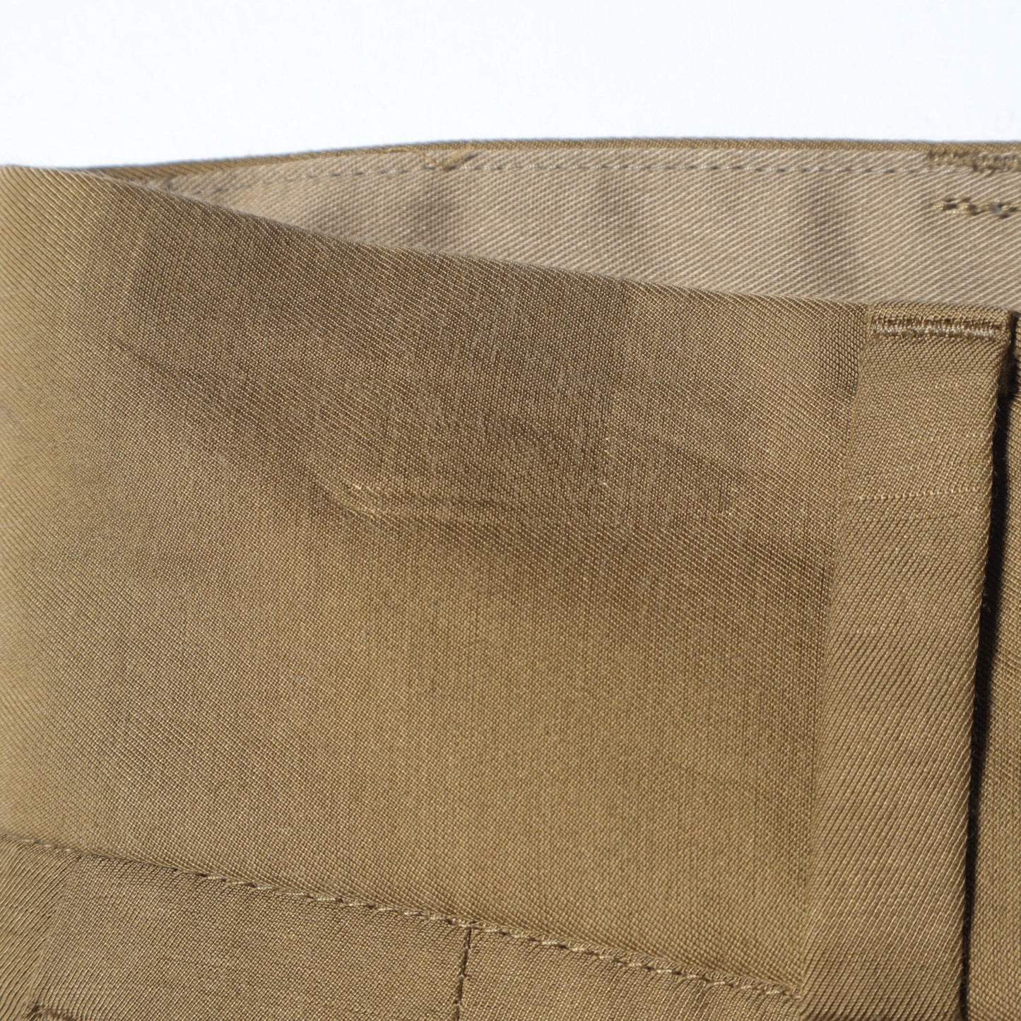 VISCOSE COTTON TWILL TROUSERS
