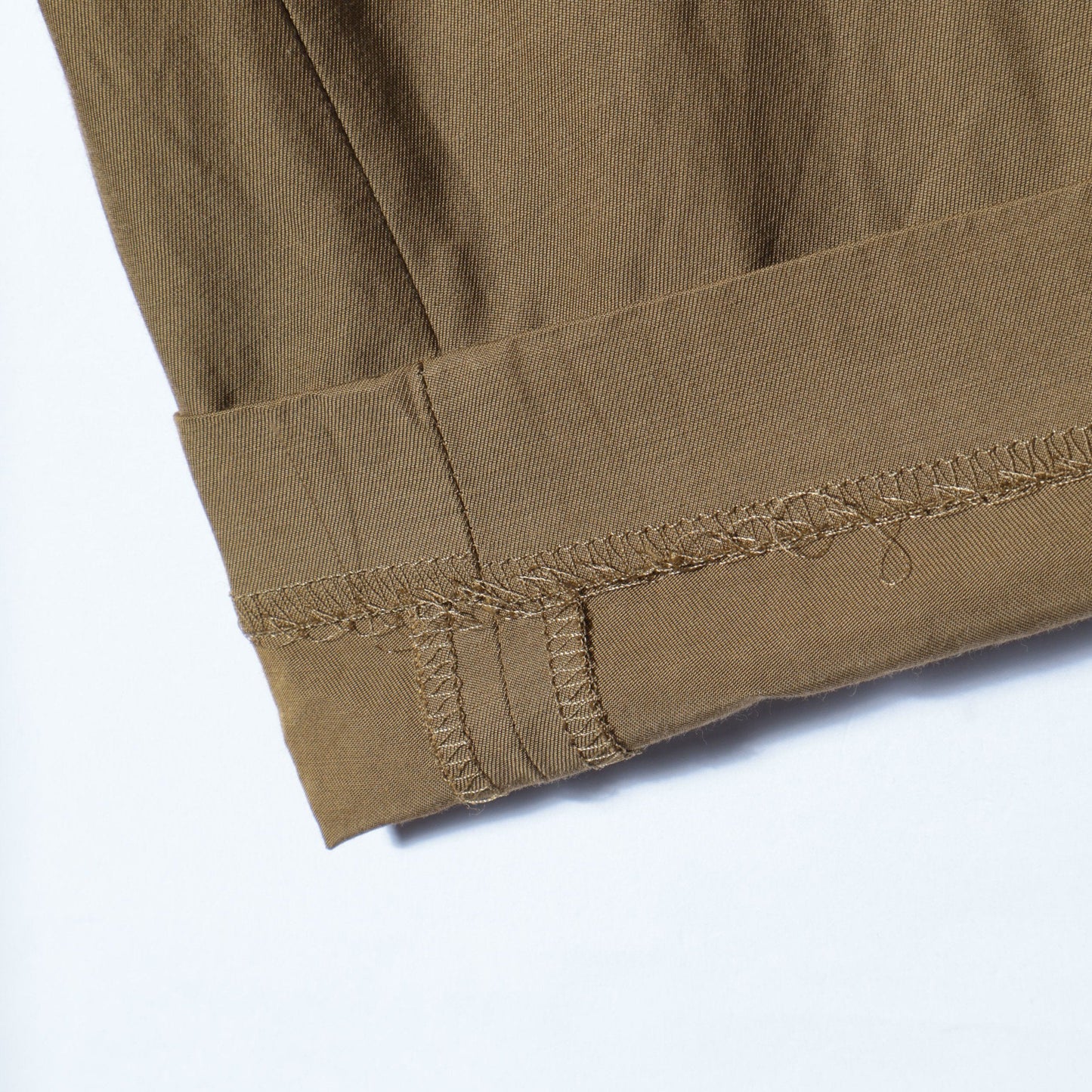 VISCOSE COTTON TWILL TROUSERS