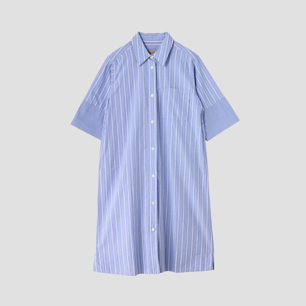 WIDE PJ STRIPE COTTON DRESS