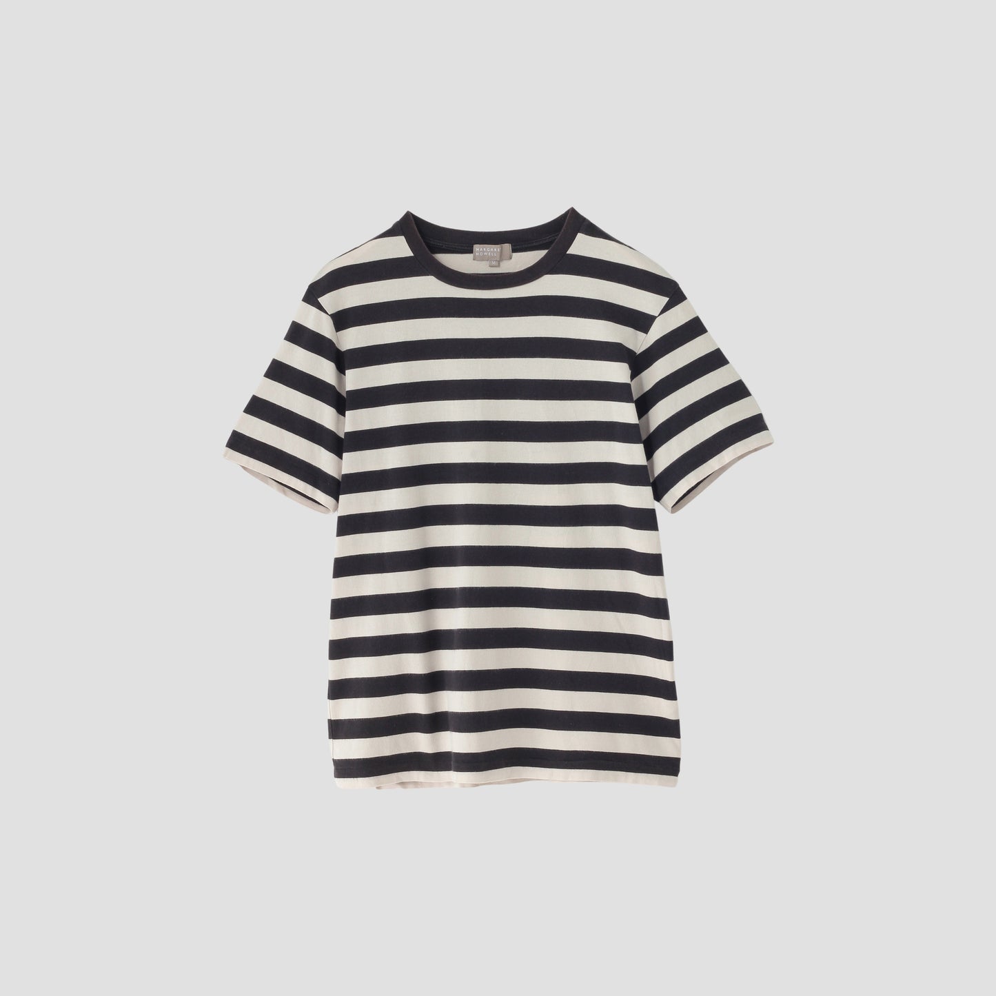 FINE COTTON LINEN STRIPE JERSEY