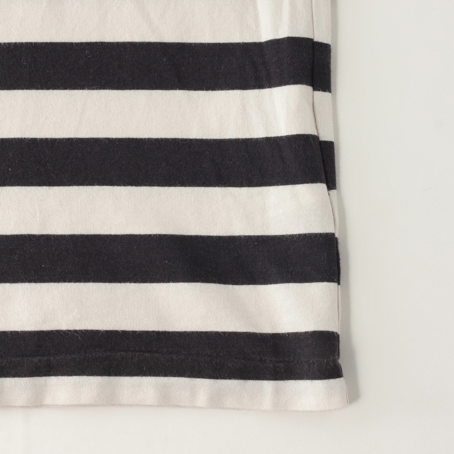 FINE COTTON LINEN STRIPE JERSEY