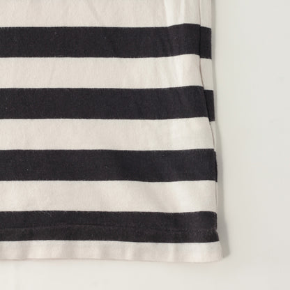 FINE COTTON LINEN STRIPE JERSEY