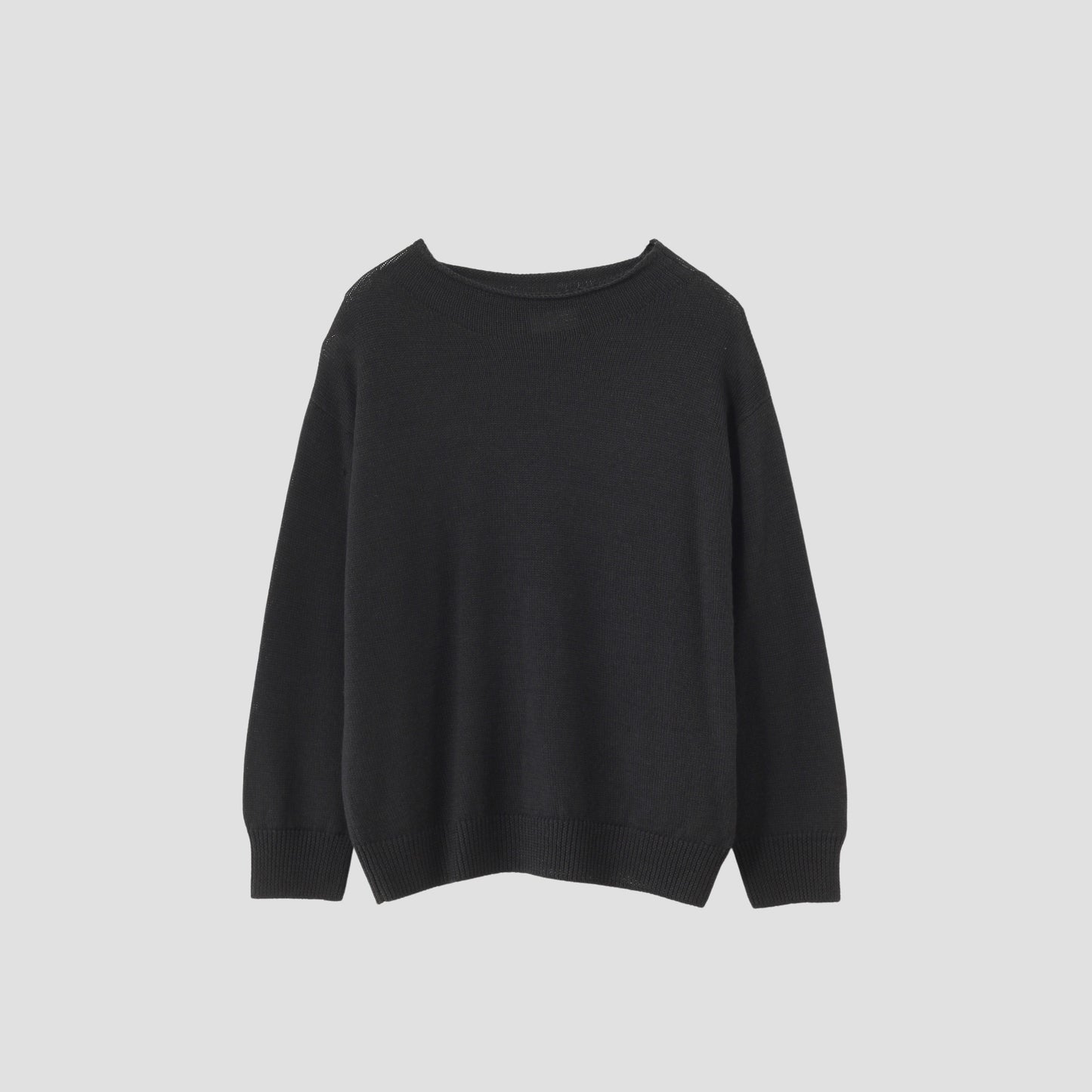 WOOL LINEN JUMPER KNIT