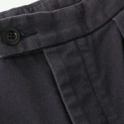 RAISED COTTON DRILL TROUSERS