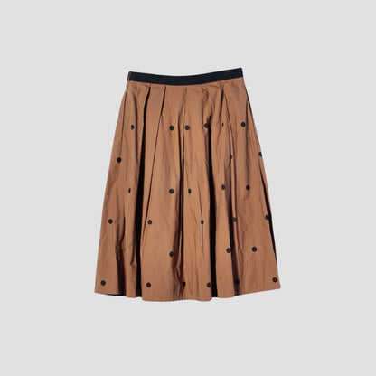 BIG SPOT COTTON SKIRT