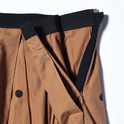BIG SPOT COTTON SKIRT