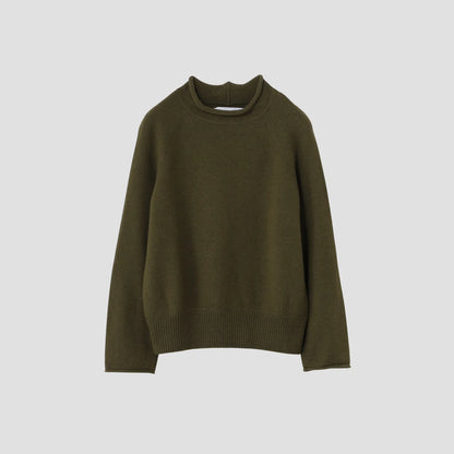 FELTED ROUGH WOOL KNIT