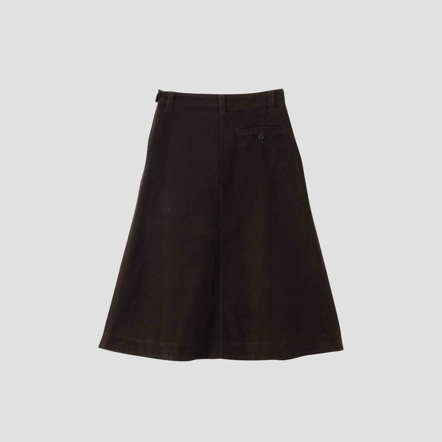 DRY COTTON NEEDLECORD SKIRT
