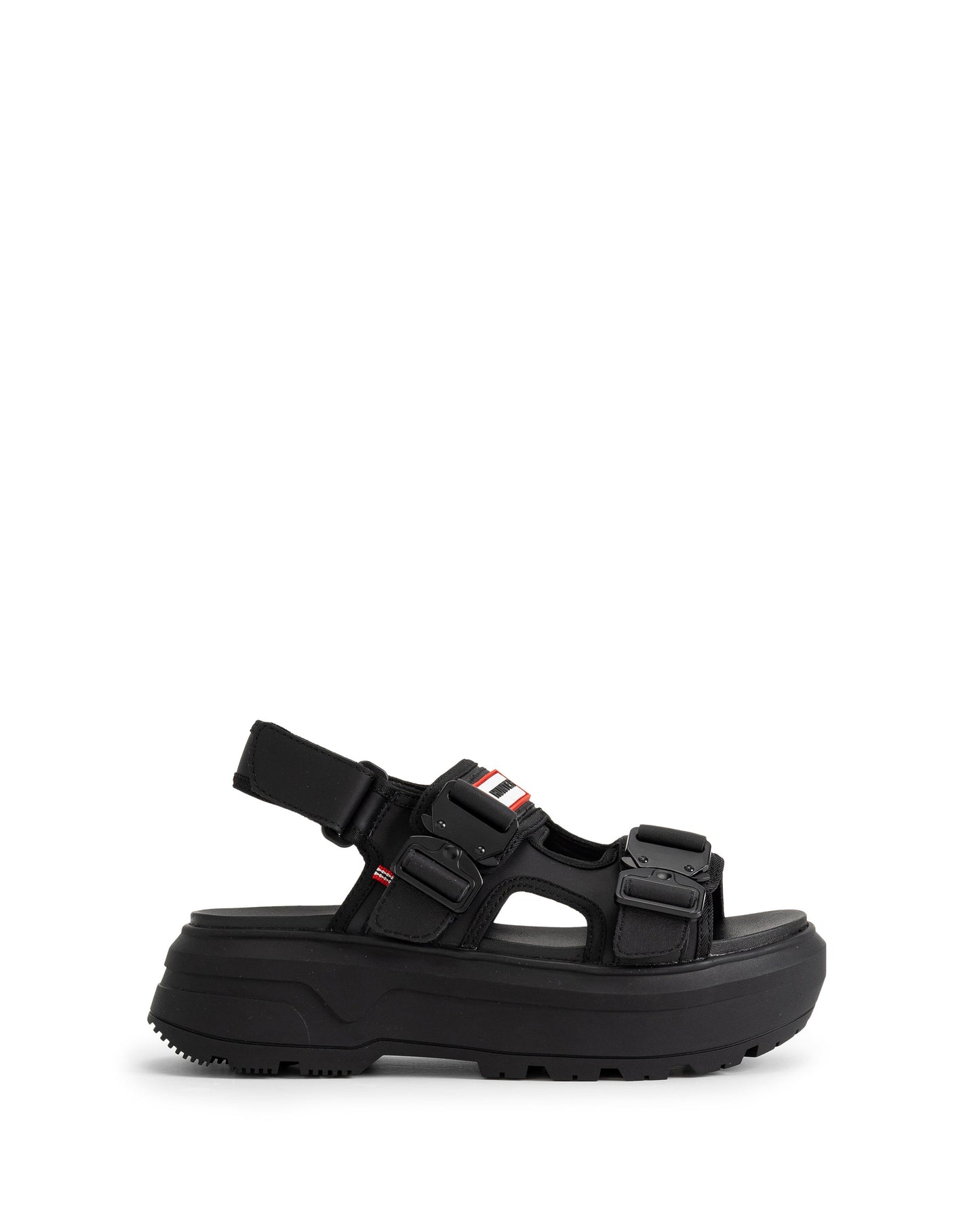 ユニセックス シティ リベル ネオ レザー バックル サンダル