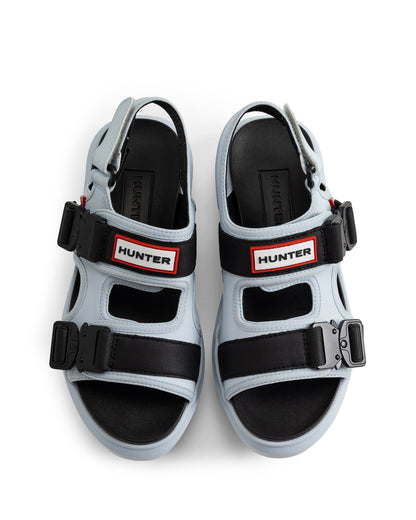 ユニセックス シティ リベル ネオ レザー バックル サンダル