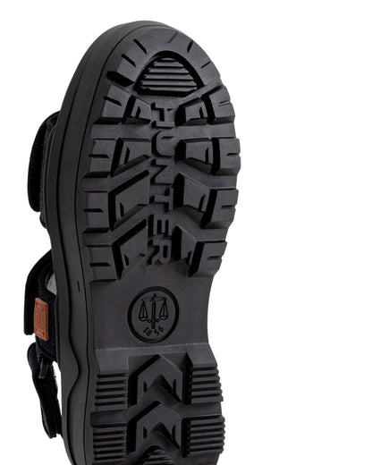 ユニセックス デニム シティ リベル ヒール ストラップ サンダル