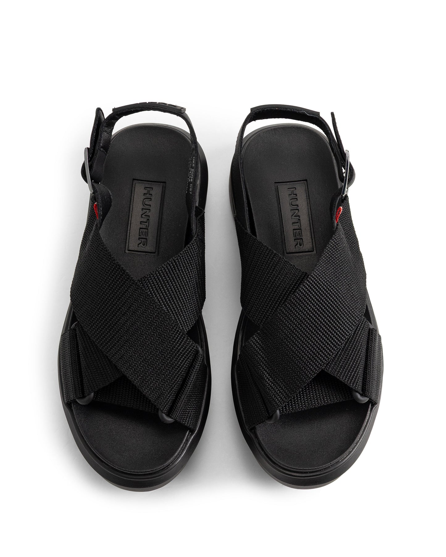 ユニセックス シティ リベル ウェビング クロスオーバー サンダル