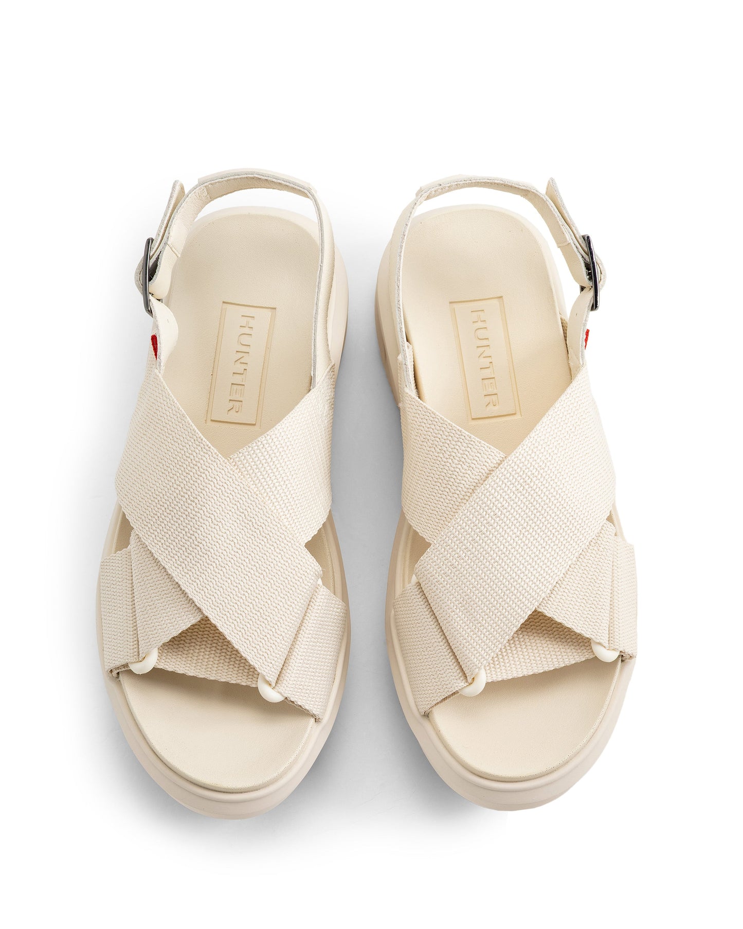 ユニセックス シティ リベル ウェビング クロスオーバー サンダル