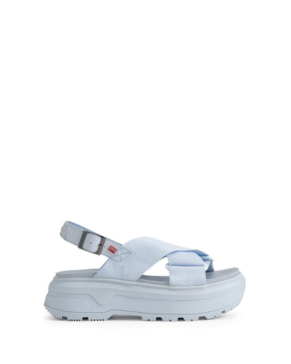 ユニセックス シティ リベル ウェビング クロスオーバー サンダル