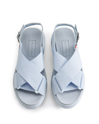 ユニセックス シティ リベル ウェビング クロスオーバー サンダル