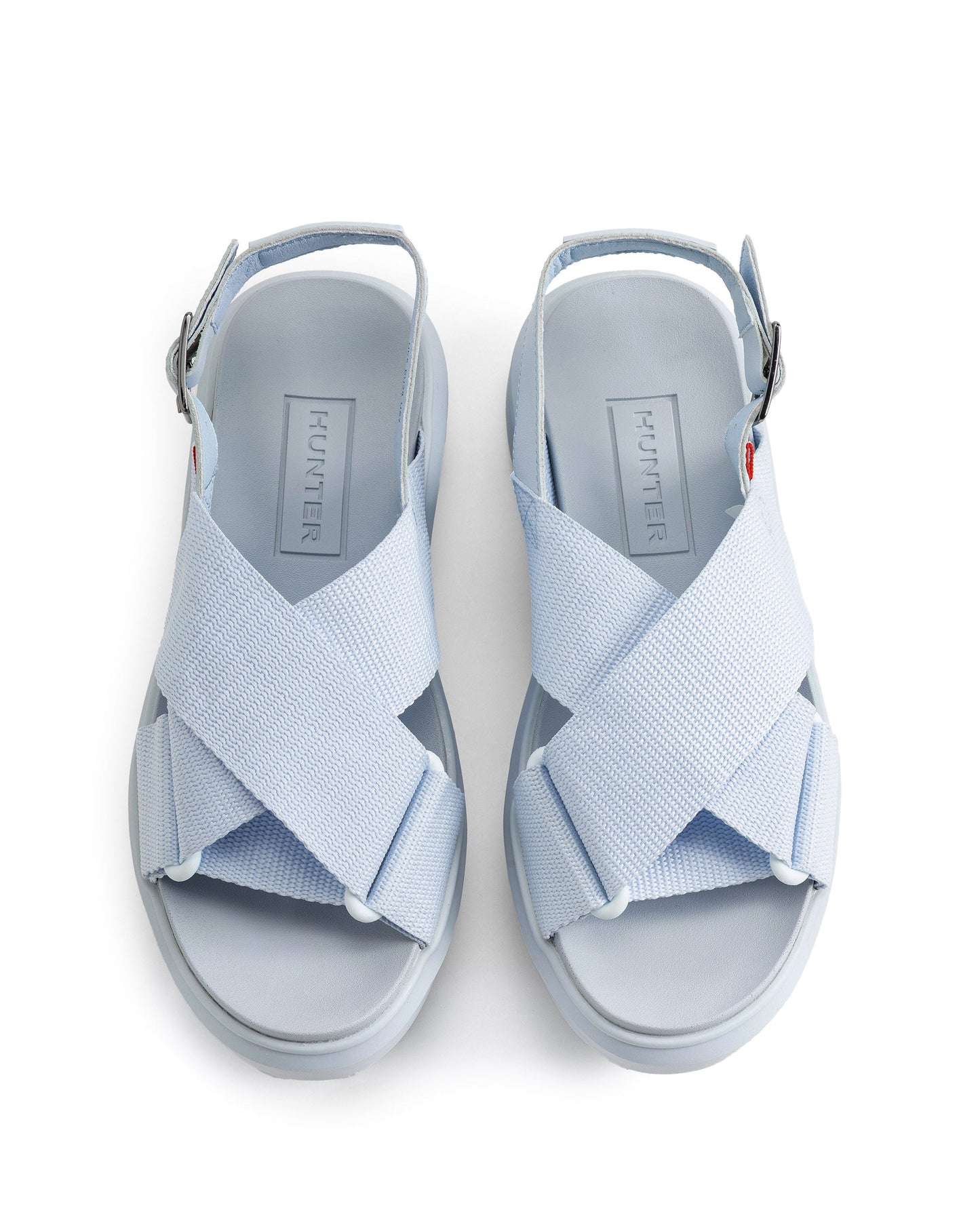 ユニセックス シティ リベル ウェビング クロスオーバー サンダル