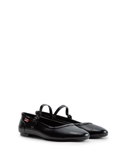 リファインド メリー ジェーン バックル バレリーナ グロス