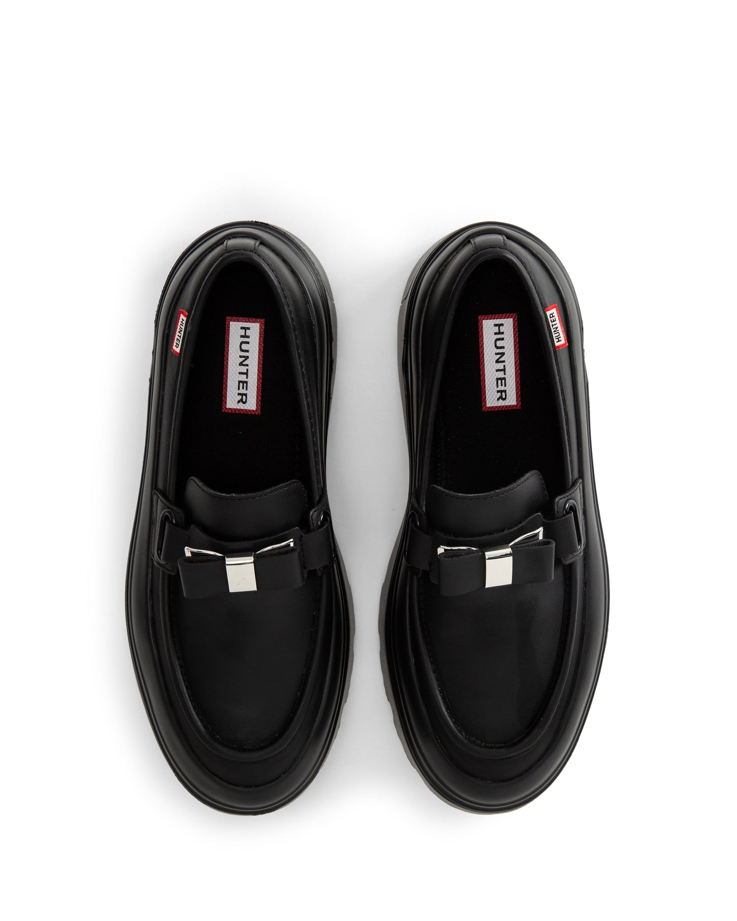 レディース リファインド エクスプローラー フラットフォーム メタル ボウ ローファー