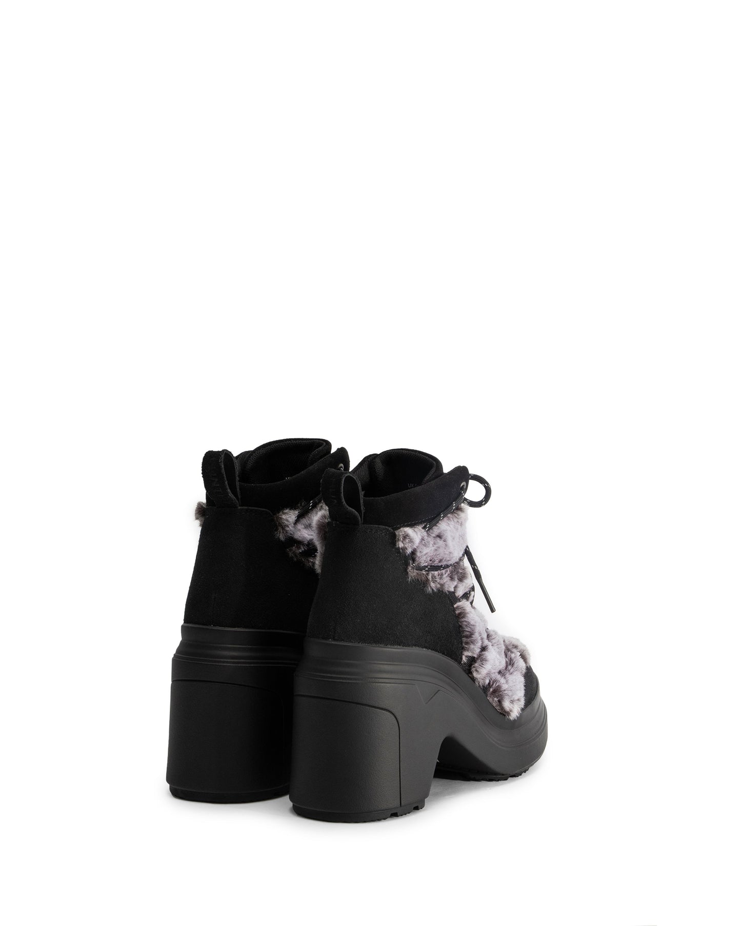 レディース エクスプローラー アンクル レースアップ フォーファー ヒールブーツ