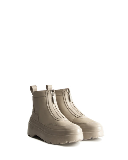 レディース エクスプローラー アンクル ジップ フラットフォームブーツ